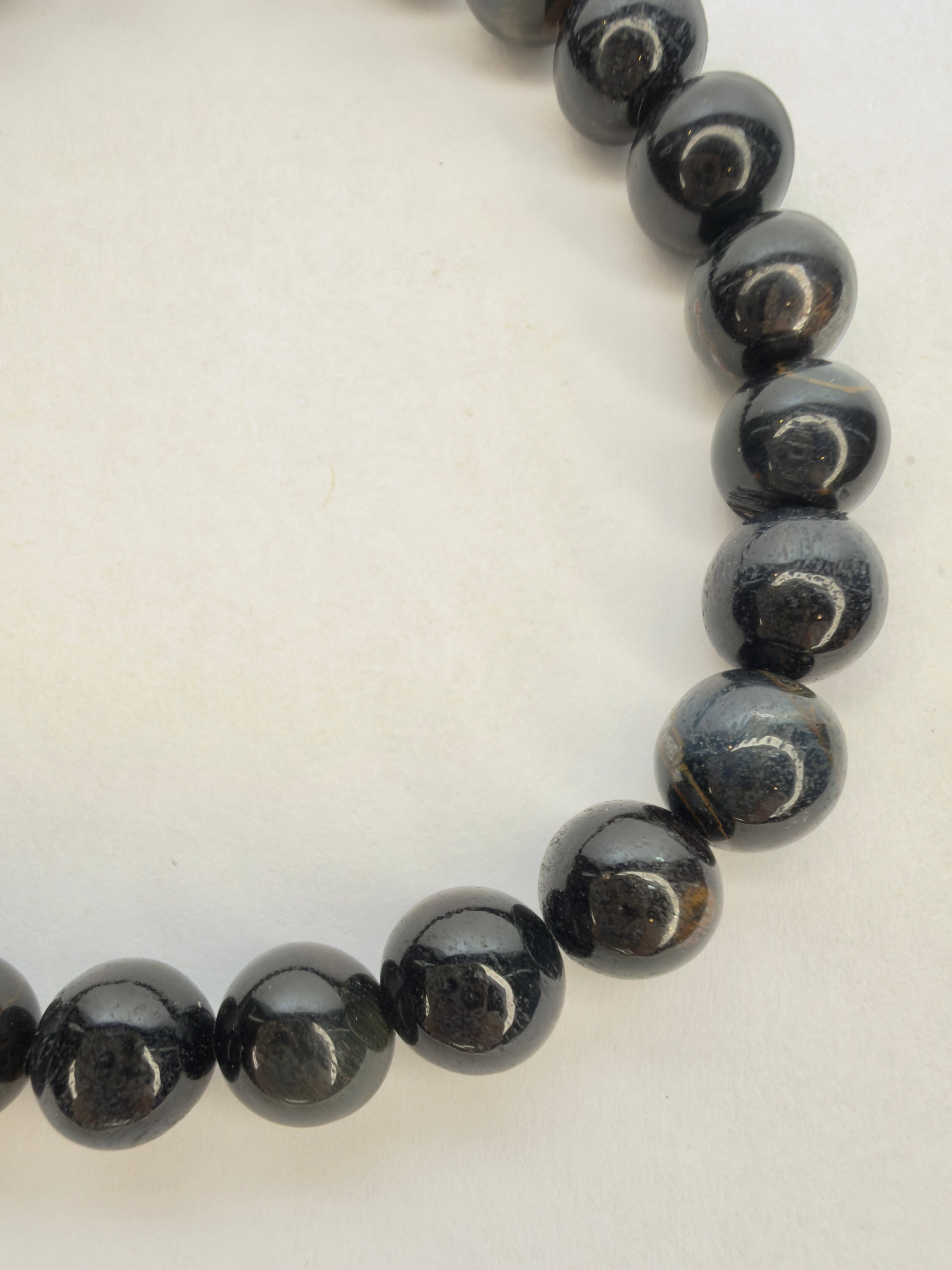 The Lewis - Blue Tiger's Eye Beaded Bracelet