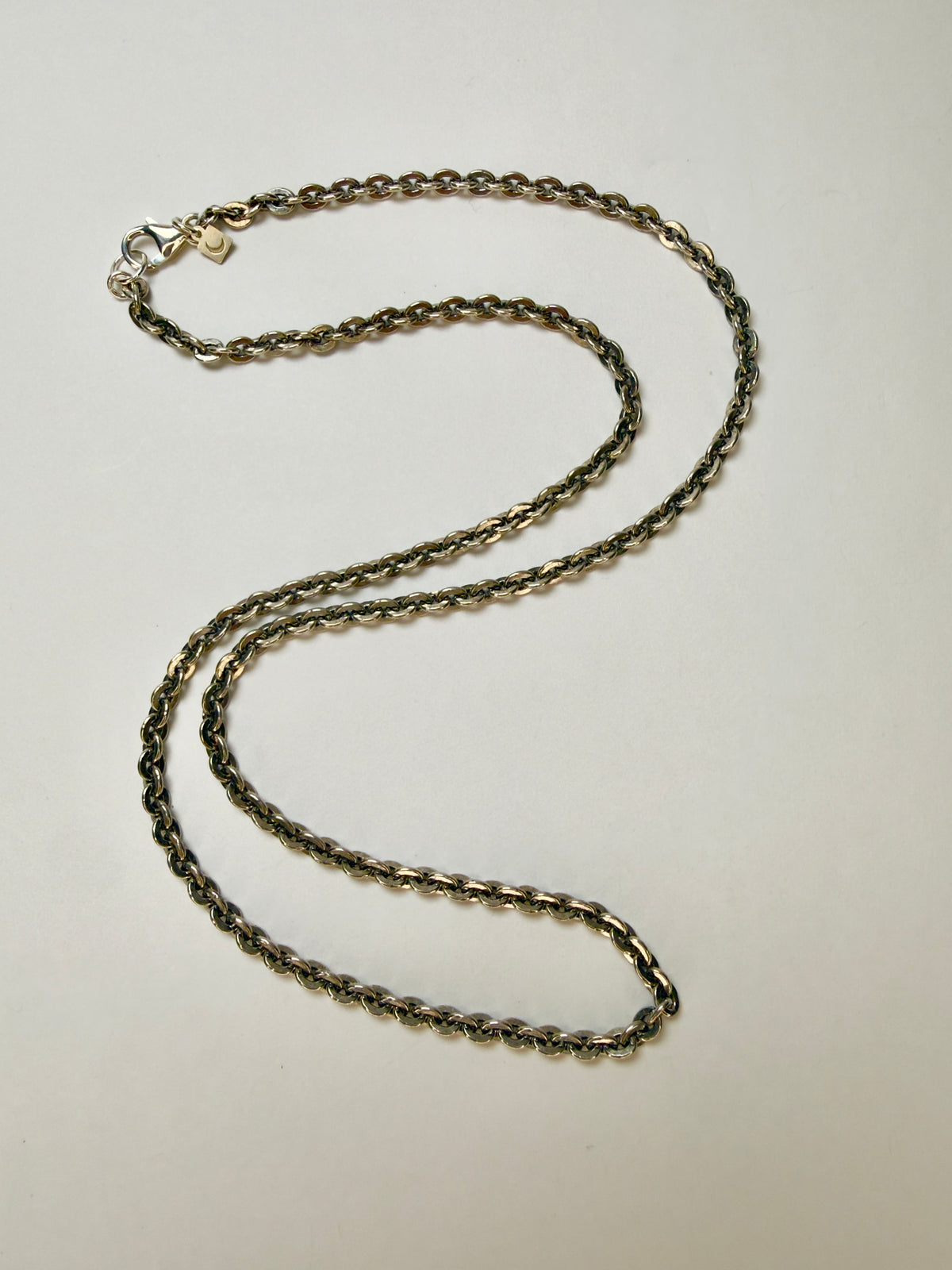 The Salvador - Oxidized Sterling Silver Heavy Cable Chain Bracelet