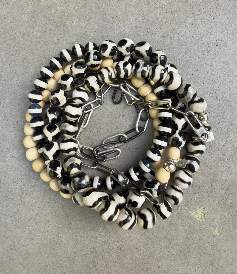 The Foreman - Black Rhodium and Oxidized Sterling Bracelet